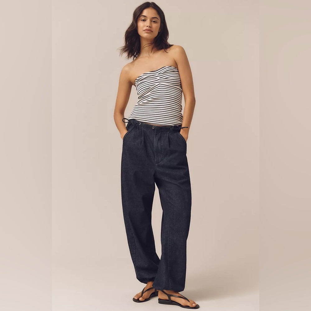 NWT! Anthropologie Pilcro Mid-Rise Pull-On Jogger Jeans - Size 29 🛶